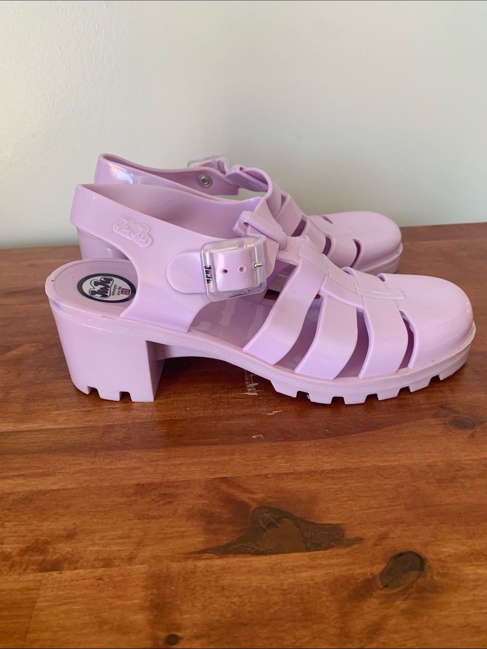 JuJu Lilac Jelly Sandals - Lilac Strappy Women’s Sandals
